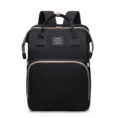 New Mummy Baby Crib Backpack with insulated milk storage compartment and large capacity