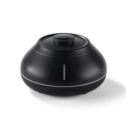 Aroma diffuser with flame-like effect, designed for relaxation and ambiance in home or office settings