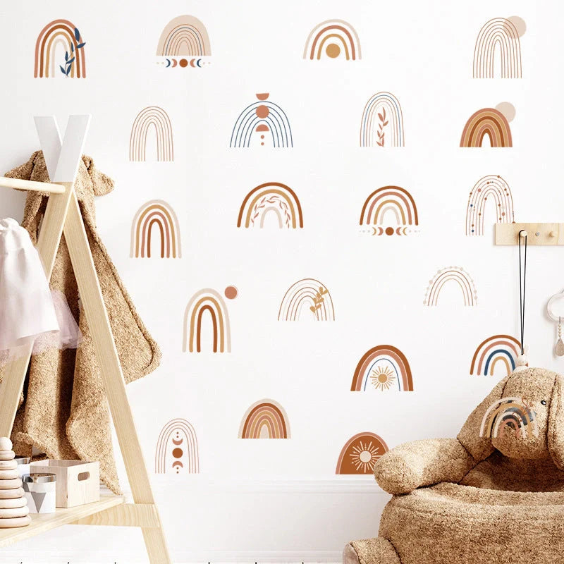 Vibrant children's cartoon PVC wall stickers for room decoration