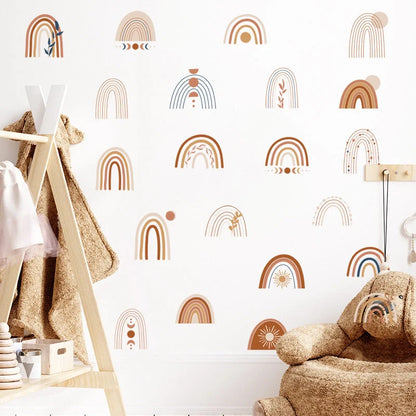 Vibrant children's cartoon PVC wall stickers for room decoration