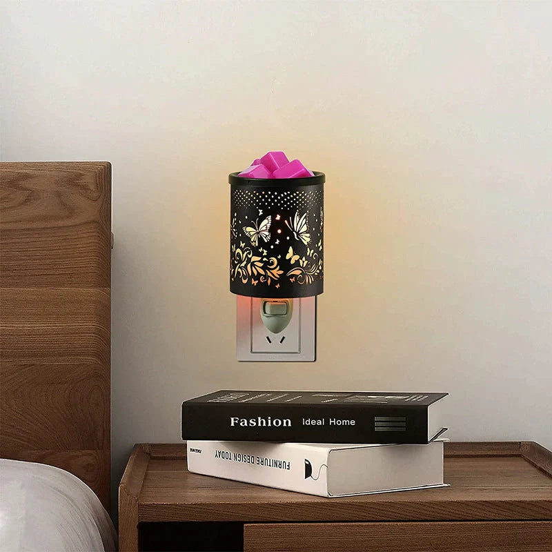 Metal Wall-Plug Wax Melt Warmer in various elegant patterns