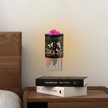 Metal Wall-Plug Wax Melt Warmer in various elegant patterns