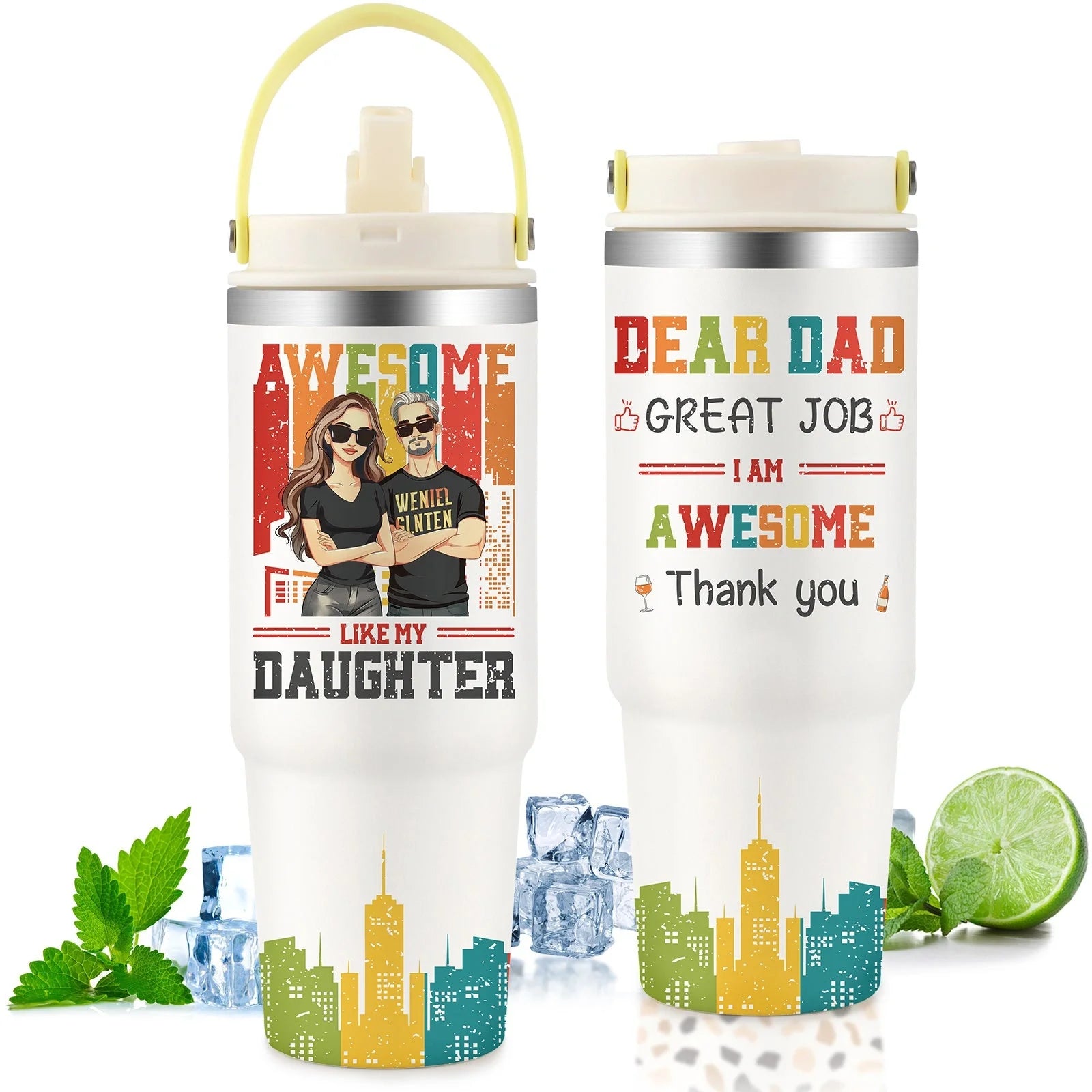 Premium 30oz stainless steel drinking cup, perfect for keeping beverages hot or cold