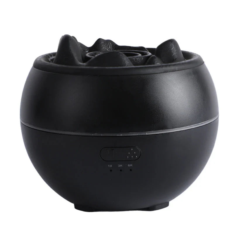 Sleek and compact aroma diffuser with adjustable timer settings, automatic shut-off, and large water tank for long-lasting fragrance dispersal