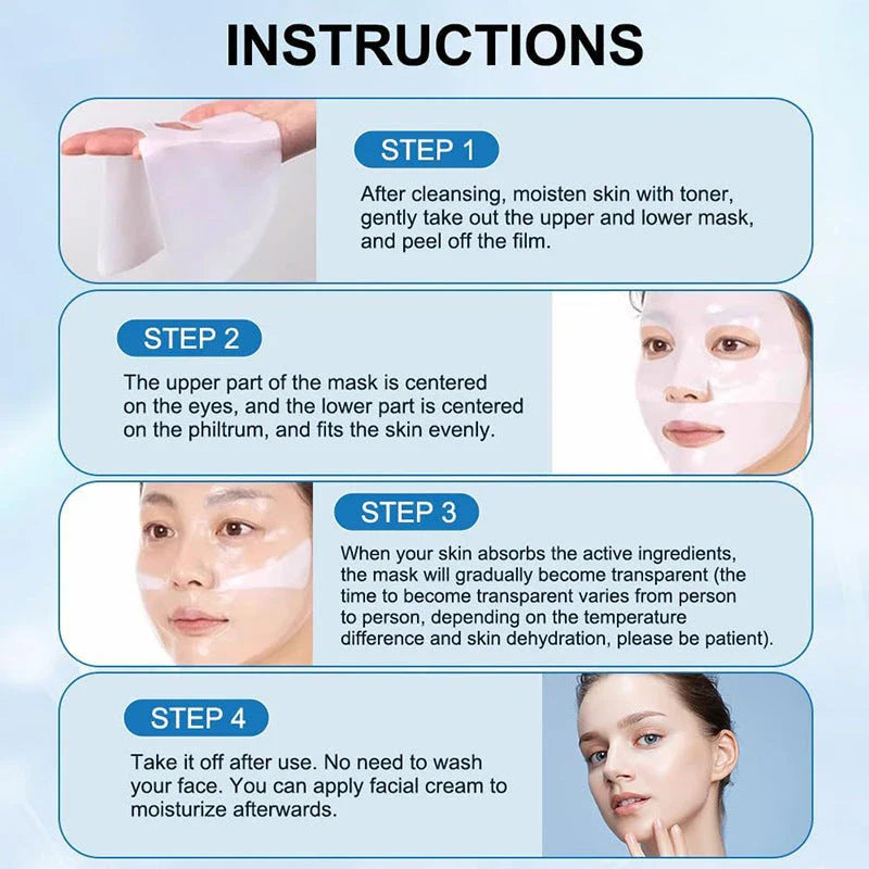 Collagen-Boosting Overnight Facial Mask with low-molecular-weight collagen for firming and elasticity