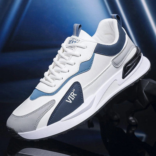 Stylish color block mesh sneakers for men in various colors and sizes