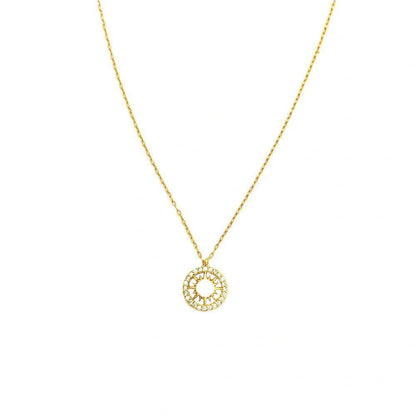 Celtic Moon and Sun Necklace in silver with opal accents, elegant fashion jewelry