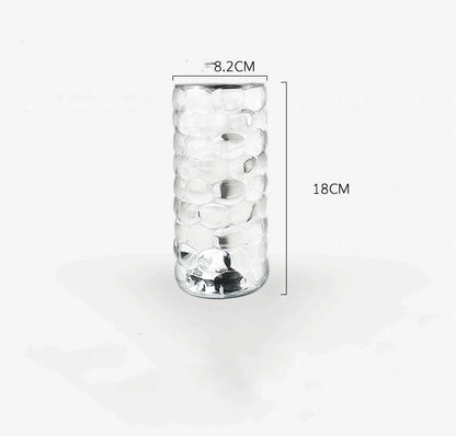 Crystal table lamp with teardrop shape and 16-colour LED options for modern romantic lighting
