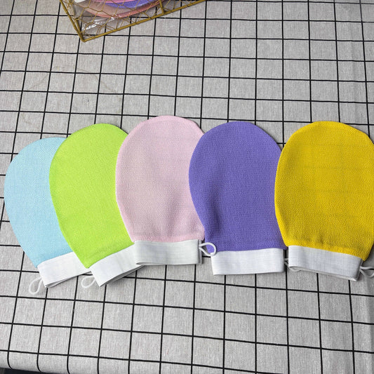Premium Exfoliating Bath Gloves in various colours for smooth skin