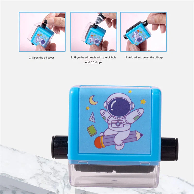 Math Roller Stamp for addition, subtraction, multiplication, and division practice