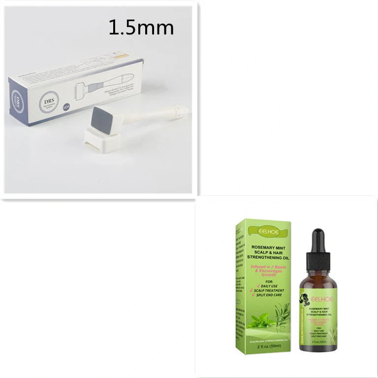 Rejuvenating Rosemary & Mint Hair Growth Serum - Nourishing formula to promote healthy scalp and stimulate hair regeneration
