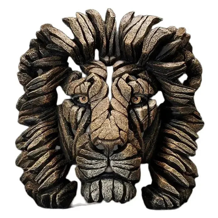 Hand-painted resin animal sculpture in cartoon style, perfect for home decor