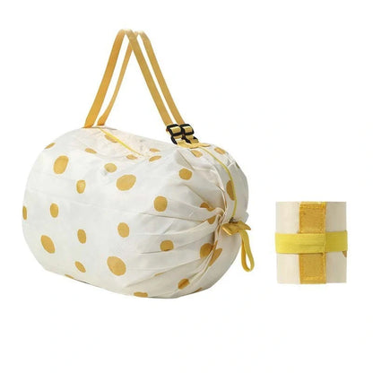 Large capacity foldable nylon shopping bag in various colors