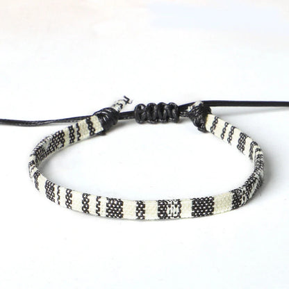 Hand Woven Rainbow Colour Anklet Bohemian Style