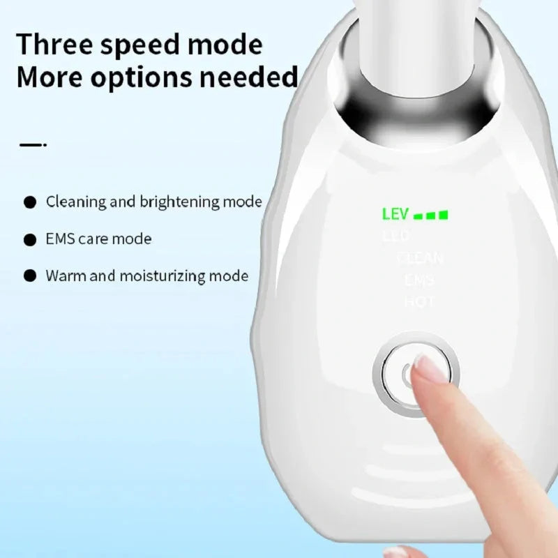 LED Photon Therapy Face & Neck Massager for skin tightening and anti-aging