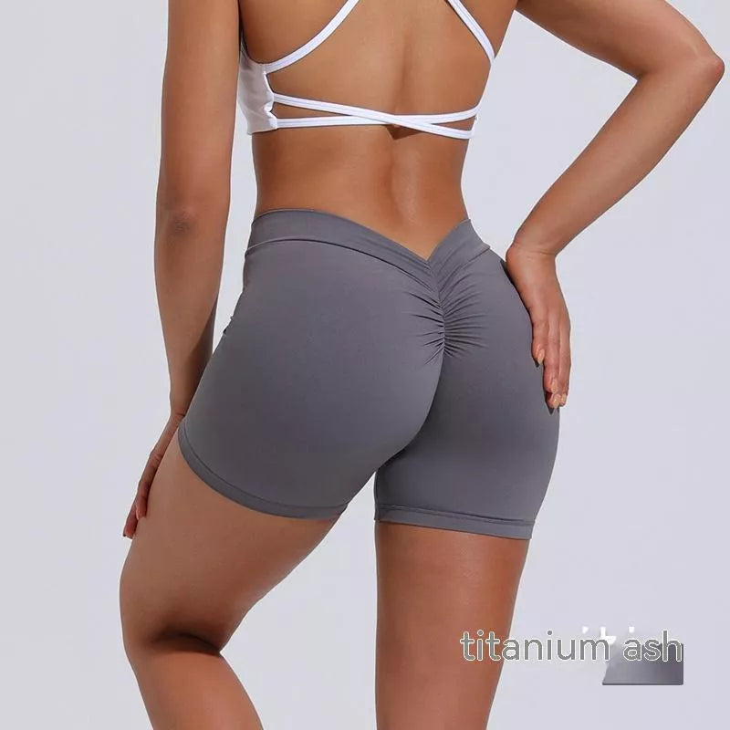 Women's nylon tight shorts for training and running in various colours