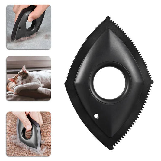 Versatile pet hair remover tool with adjustable cleaning modes for effective removal of cat and dog fur from cars, carpets, upholstery and more