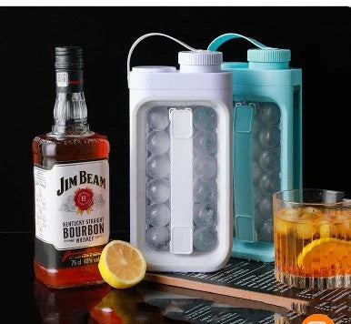 A convenient 2-in-1 kitchen gadget that creates ice balls and chills beverages, made with durable BPA-free materials for easy cleaning and odor resistance.