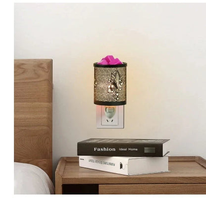 Metal Wall-Plug Wax Melt Warmer in various elegant patterns