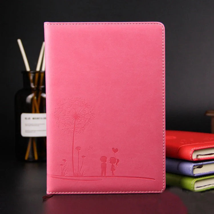 Premium customisable PU leather business notebook in various colours