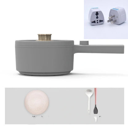 Mini Electric Fondue Pan with ceramic glaze interior and compact design