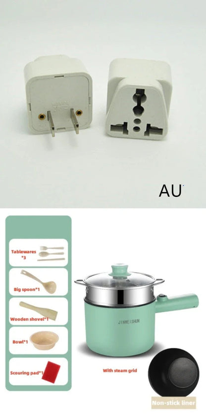 Versatile Mini Electric Cooker for Home and Dorm - Compact, Efficient, and Easy to Use