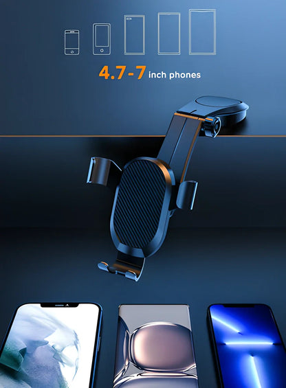 Phrone™ - Sleek 360-degree Magnetic Car Phone Holder for UK Drivers