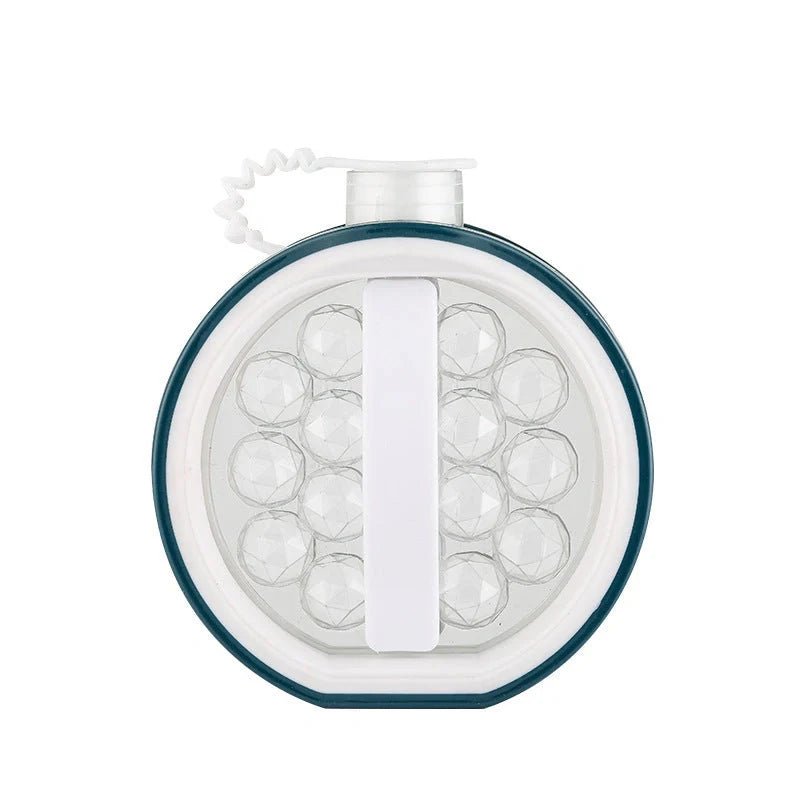 2-in-1 Portable Ice Bottle and Cold Kettle in light grey and blue