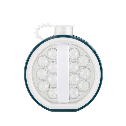 2-in-1 Portable Ice Bottle and Cold Kettle in light grey and blue