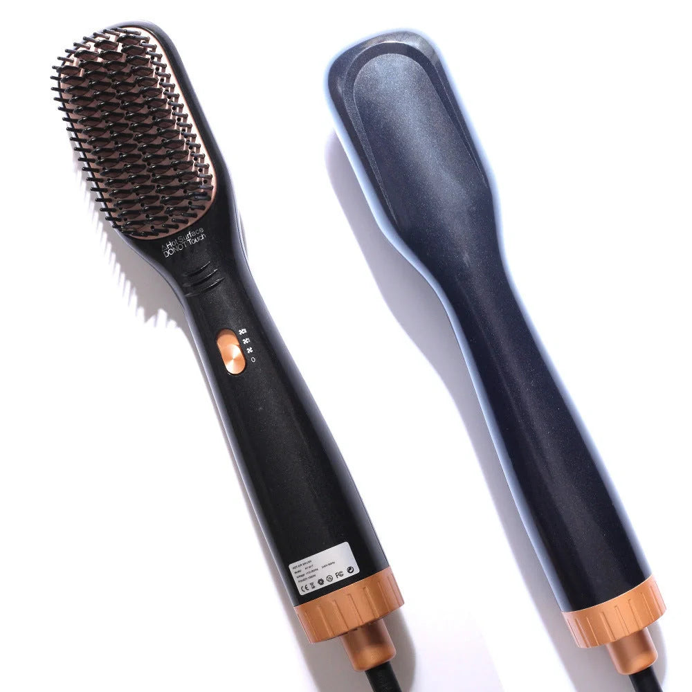 Hot Air Comb 3 In 1 for straight and curly hair with negative ion technology