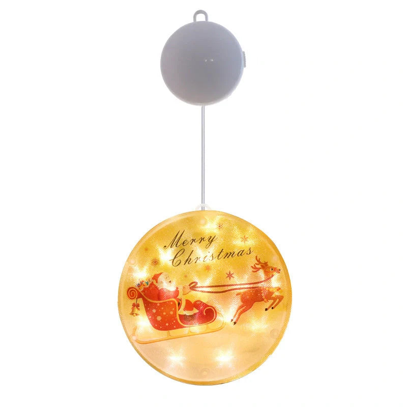 Window Decoration LED String Lights with warm white glow for Christmas