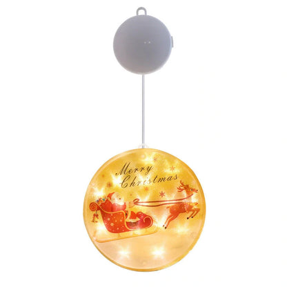 Window Decoration LED String Lights with warm white glow for Christmas