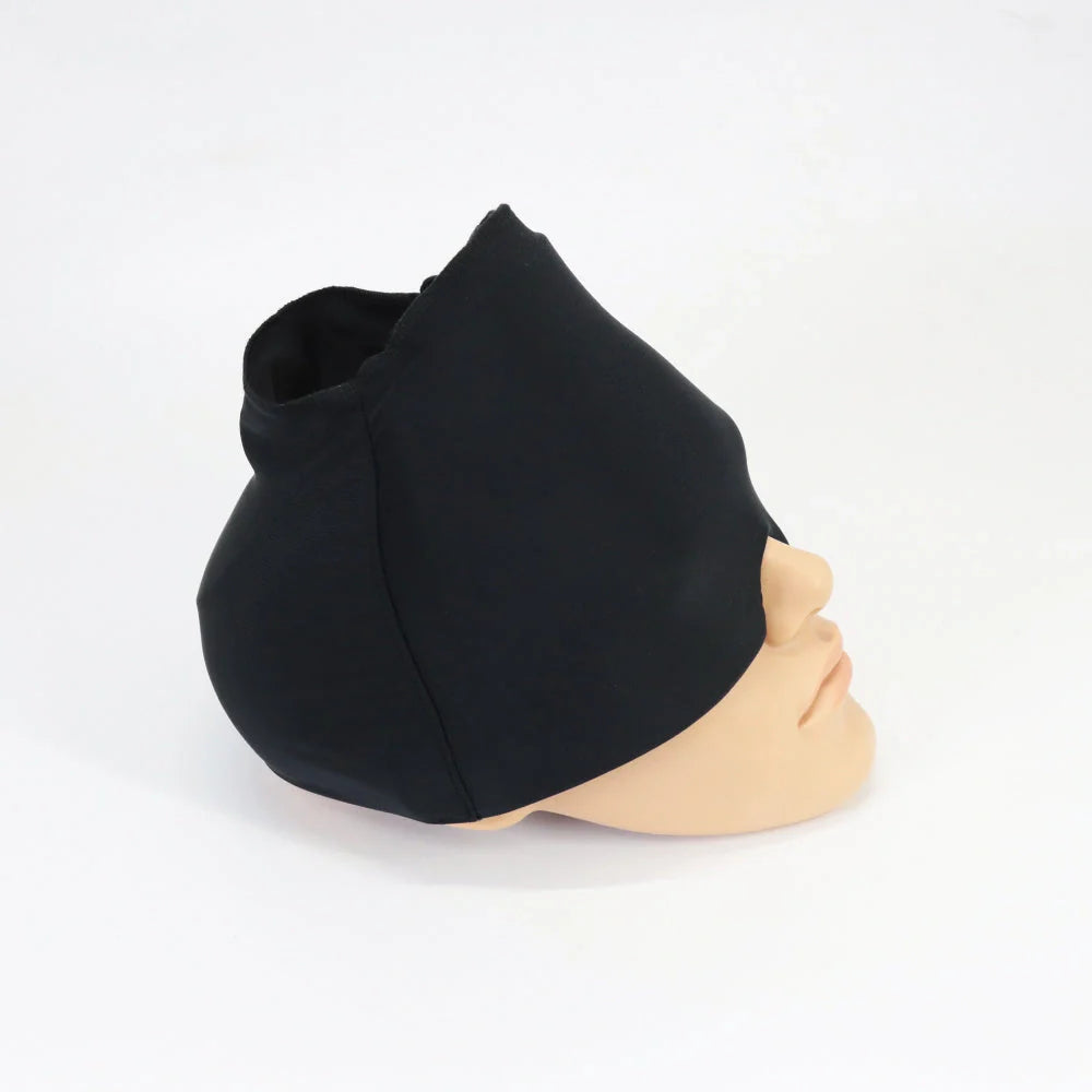 Cold Therapy Migraine Relief Hat with elastic compression for 360° coverage