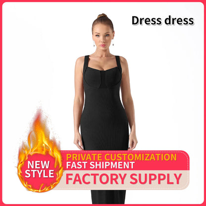 Elegant polyester dress with timeless silhouette and premium materials, suitable for formal events, garden parties, and everyday wear