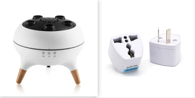 Intelligent Jellyfish Ultrasonic Air Humidifier in white with remote control
