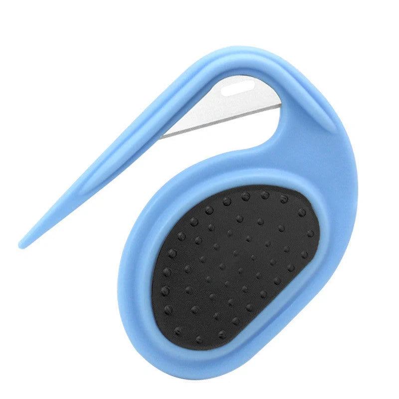 Multifunctional pet comb for knot removal and grooming in various colors