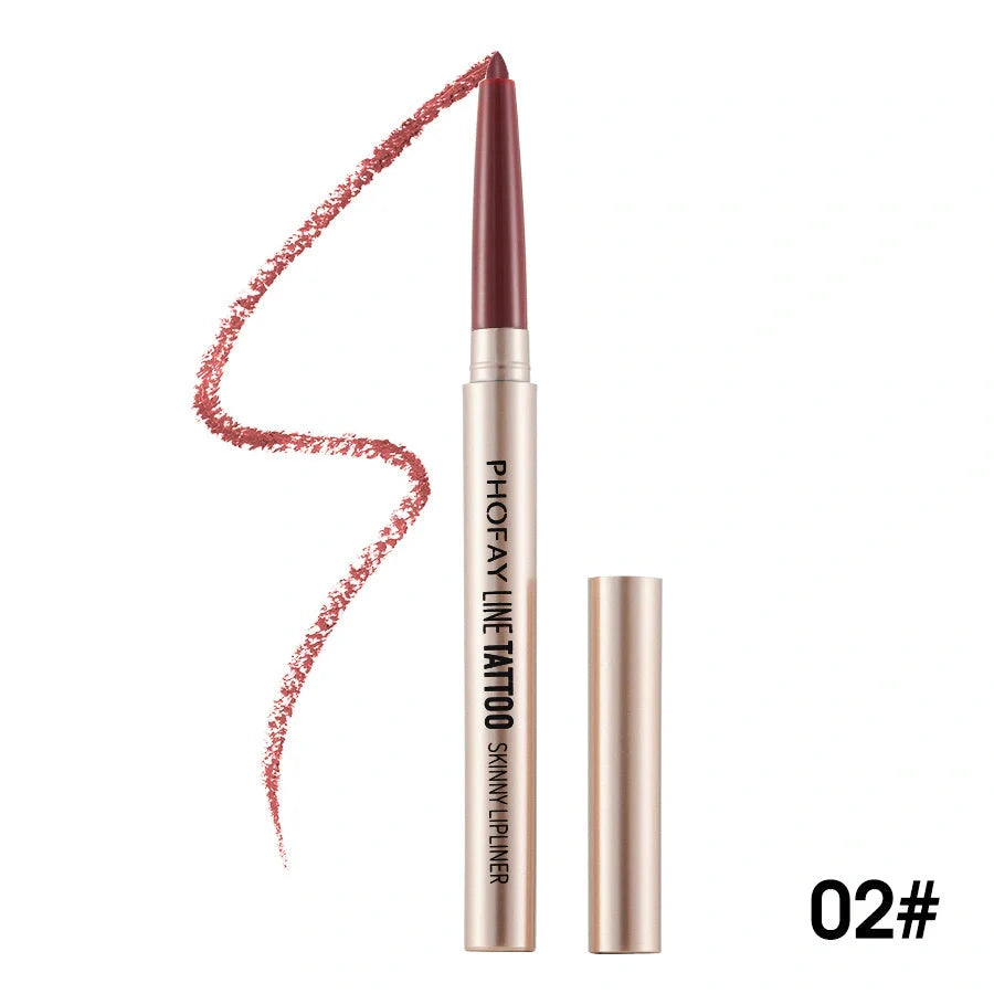 PHOFAY Lipliner with waterproof and anti-fading properties for long-lasting lip definition