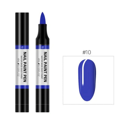 24 colour nail polish painting pen set for 3D nail art designs
