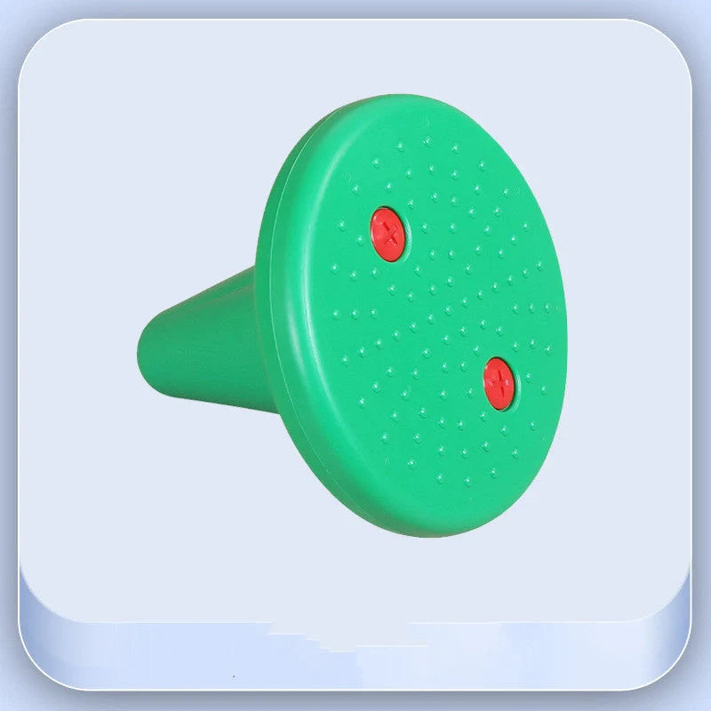 Children's balance training sensory toy with throwing rings in bright colours