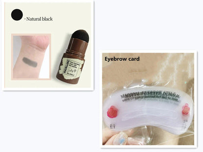 Premium Eyebrow Shaping Kit with precision stamp for effortless, natural-looking brow perfection