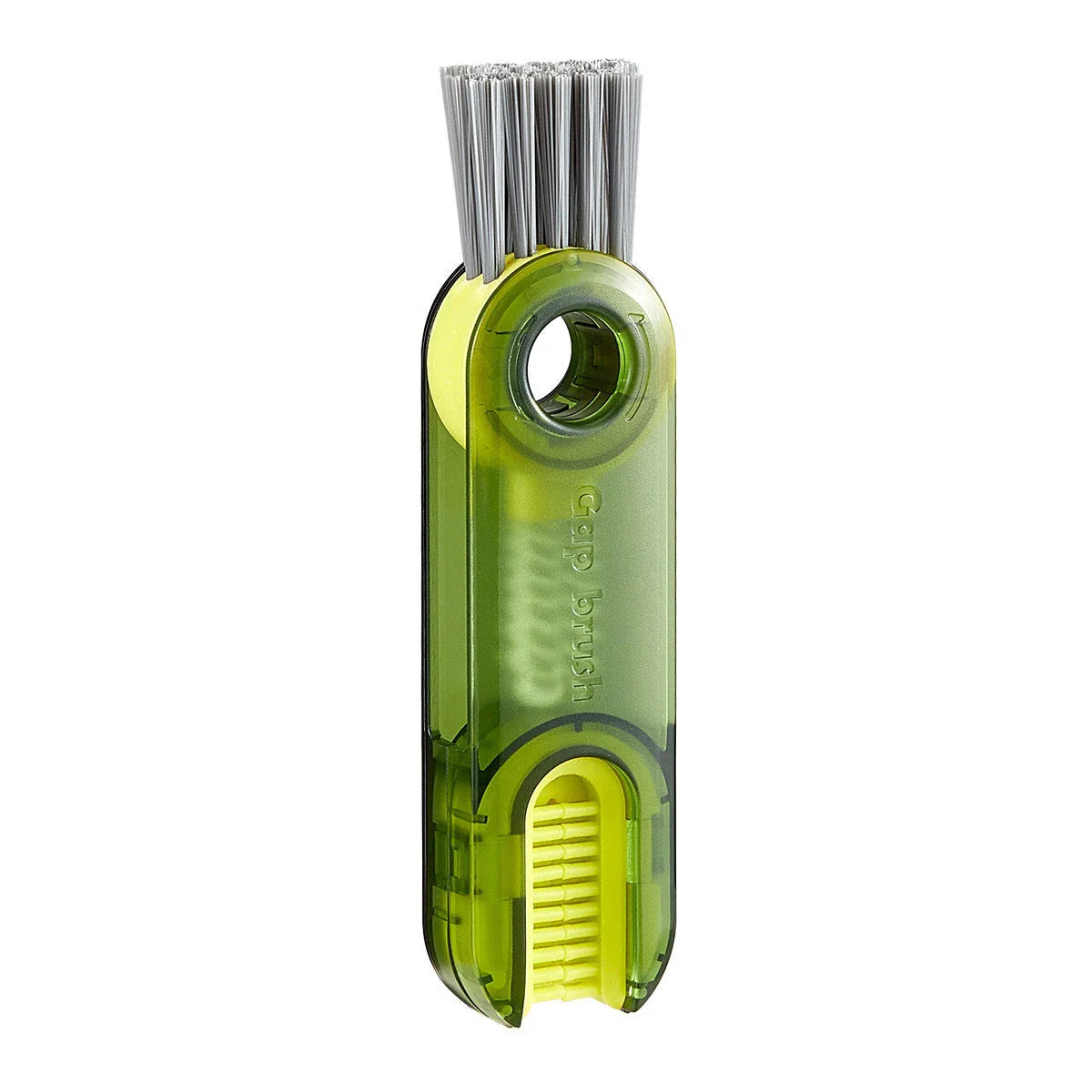 Versatile multi-purpose bottle cleaning brush set with spiral design for reaching into narrow crevices and tough-to-clean areas