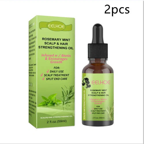 Rejuvenating Rosemary & Mint Hair Growth Serum - Nourishing formula to promote healthy scalp and stimulate hair regeneration