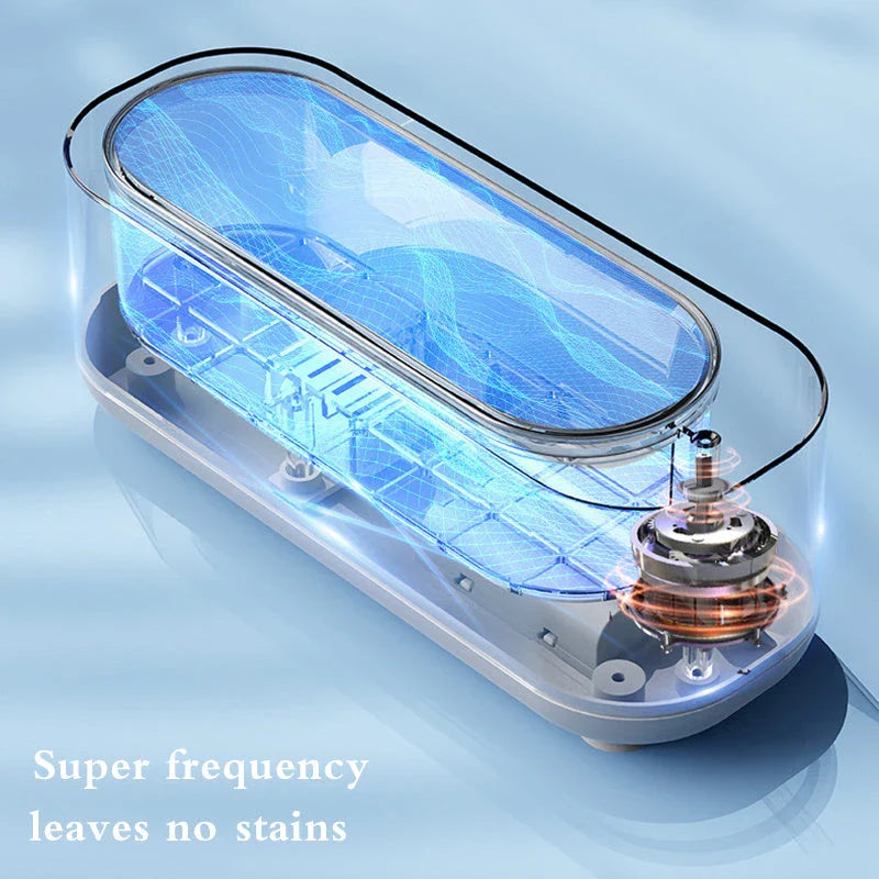 Premium ultrasonic cleaning machine for jewelry, glasses, watches, dentures, and more