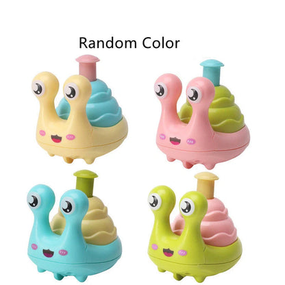 Dinosaur and animal themed push and slide toy car for kids, encouraging active play and imagination.