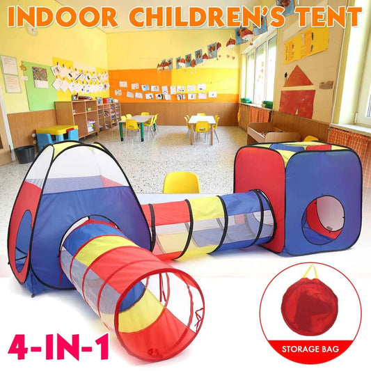 Premium portable play tent for kids with sturdy steel frame, breathable mesh, and durable polyester fabric