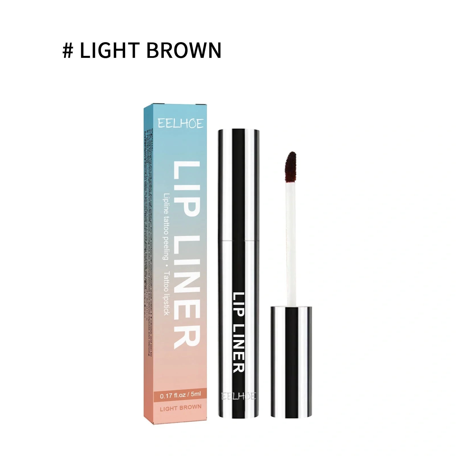 Waterproof Stripping Lip Liner in light brown, dark brown, and wine red shades