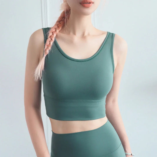 U-Shaped Back Yoga Underwear in breathable nylon fabric, available in multiple colours