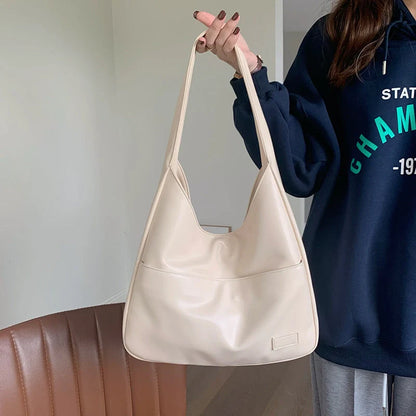 Spacious Women's Tote Bag in Brown, Black, and White Colours with Comfortable Shoulder Straps
