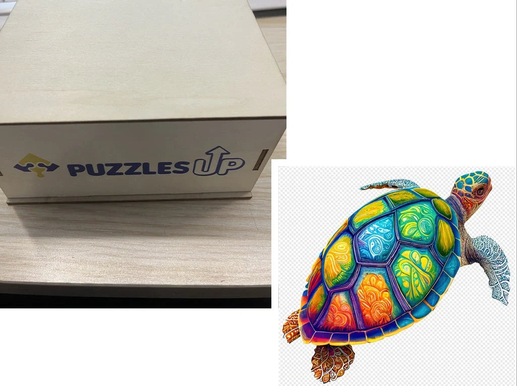 A3 Animal Wooden Puzzle with Box - Premium quality, vibrant animal designs, perfect for family fun