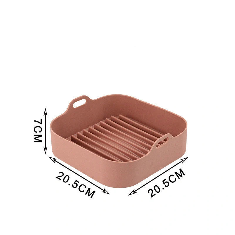 Air fryer silicone pot replacement liners in various colours and sizes